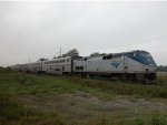 AMTK 73  5Oct2012  NB Train 22 (Texas Eagle) Approaching Center Point Road 